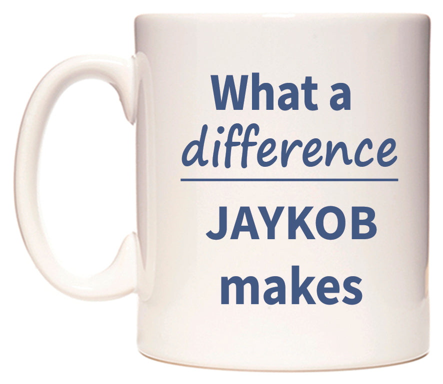 What a difference JAYKOB makes Mug