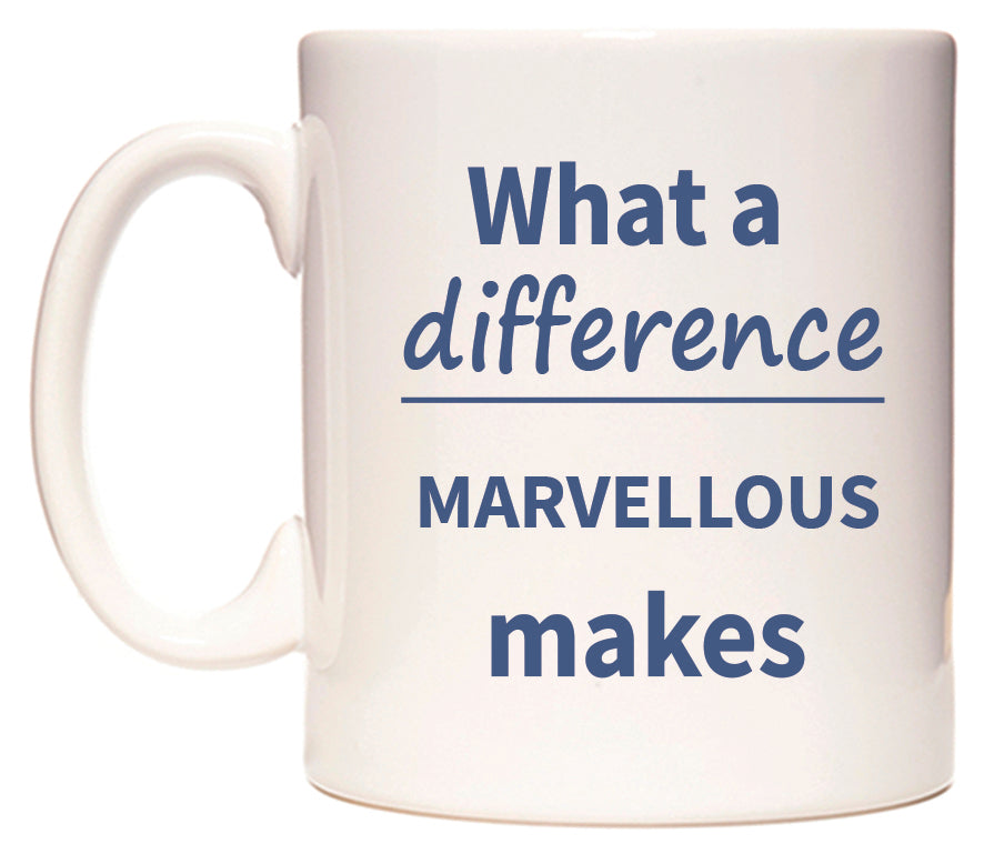 What a difference MARVELLOUS makes Mug