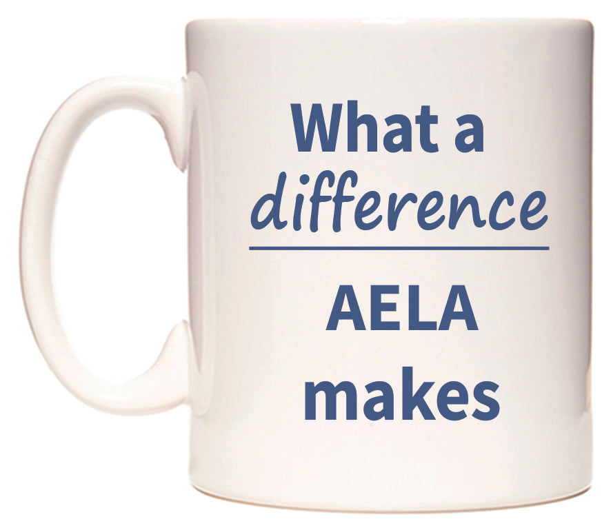 What a difference AELA makes Mug