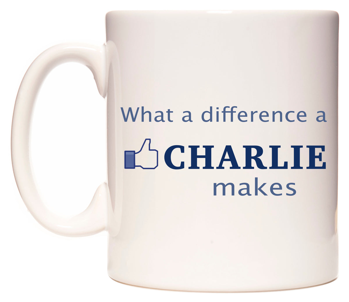 What A Difference A Charlie Makes Mug