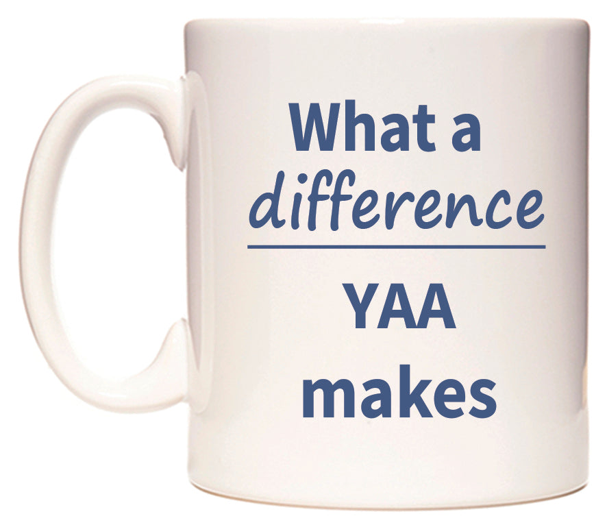 What a difference YAA makes Mug