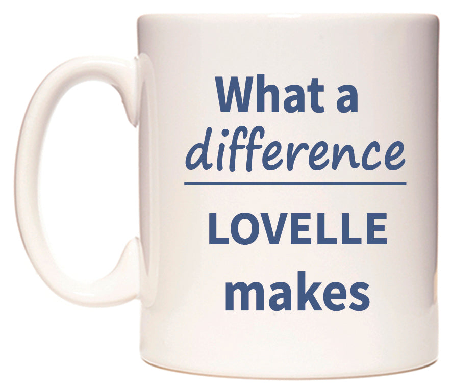 What a difference LOVELLE makes Mug