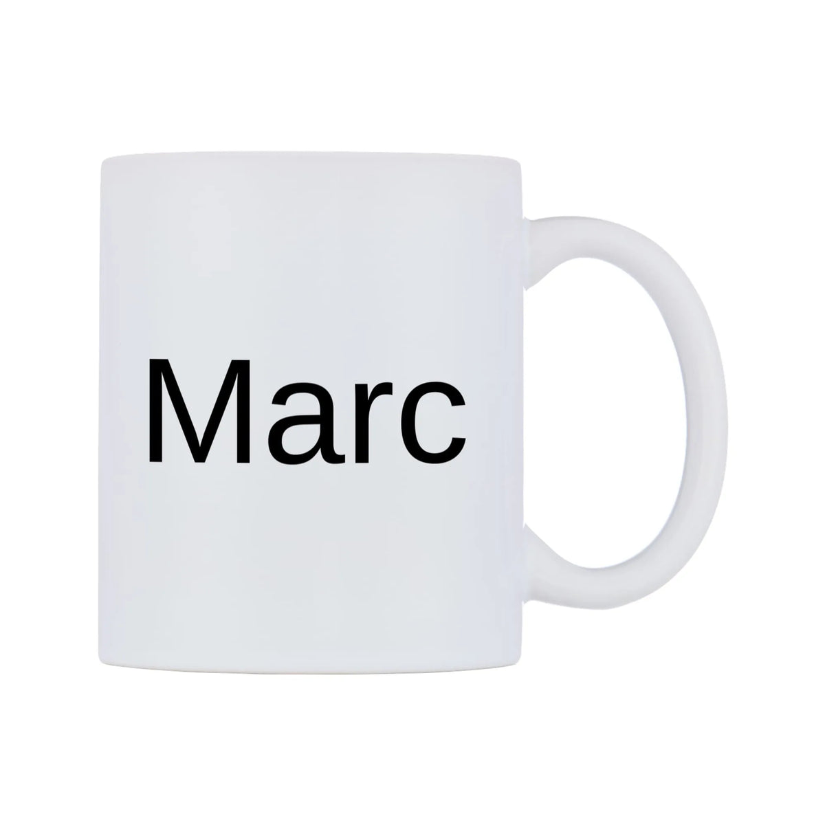 Marc Mug — mug, left side, on a white background