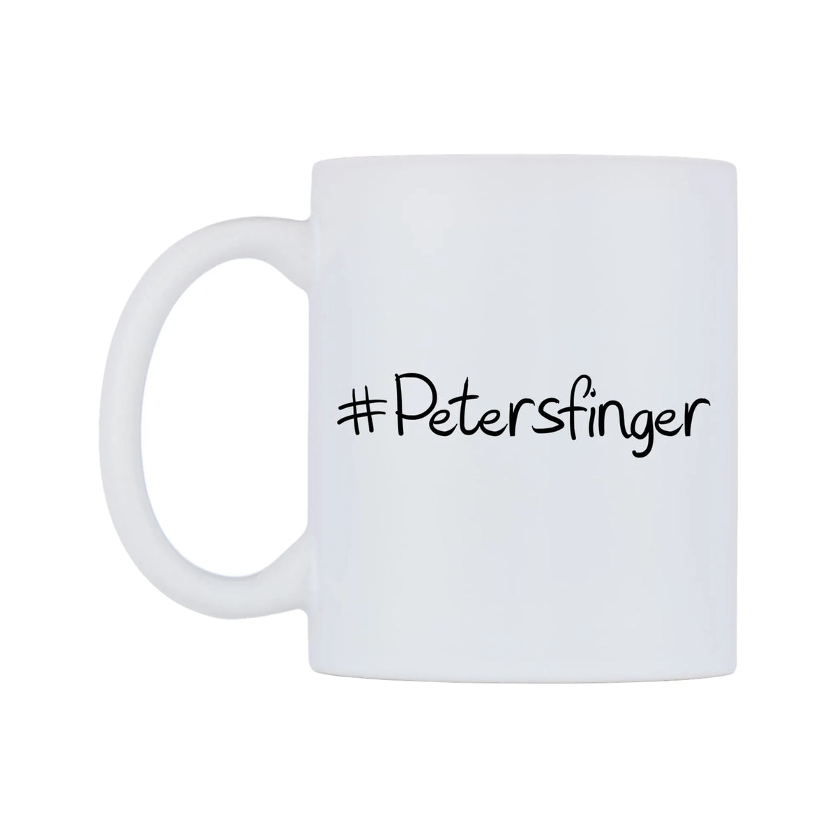 Petersfinger Mug — mug, right side, on a white background