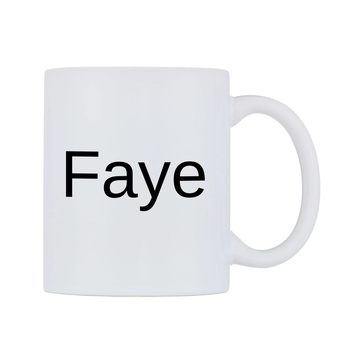 Faye Mug — mug, left side, on a white background