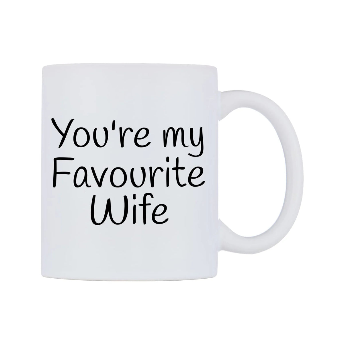 You're My Favourite Wife Mug — mug, left side, on a white background