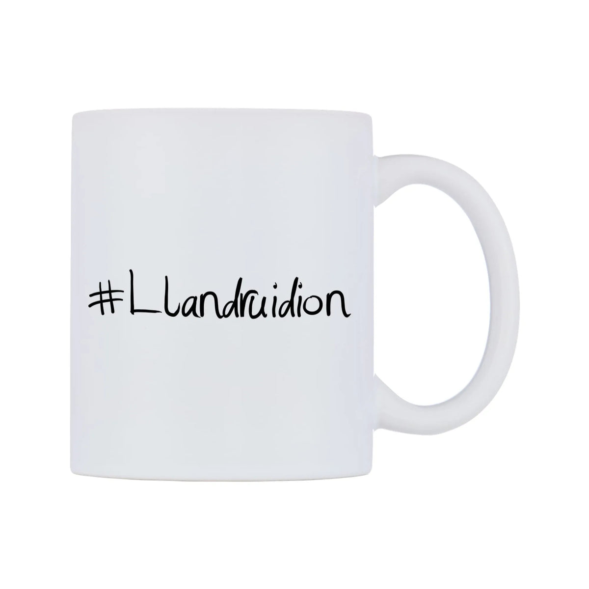 Llandruidion Mug — mug, left side, on a white background