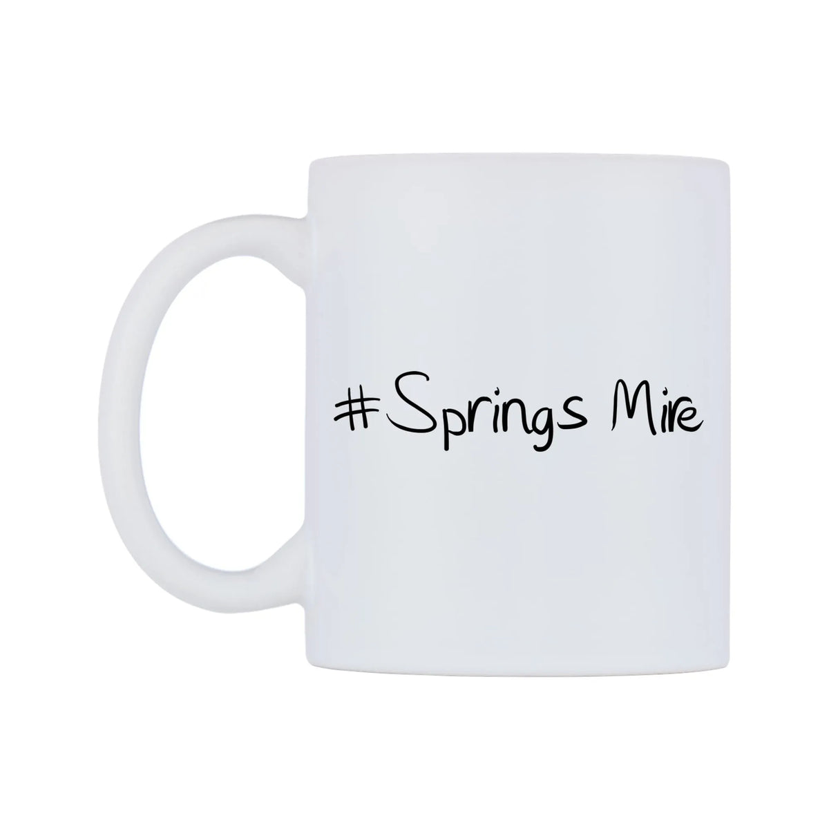 Springs Mire Mug — mug, right side, on a white background