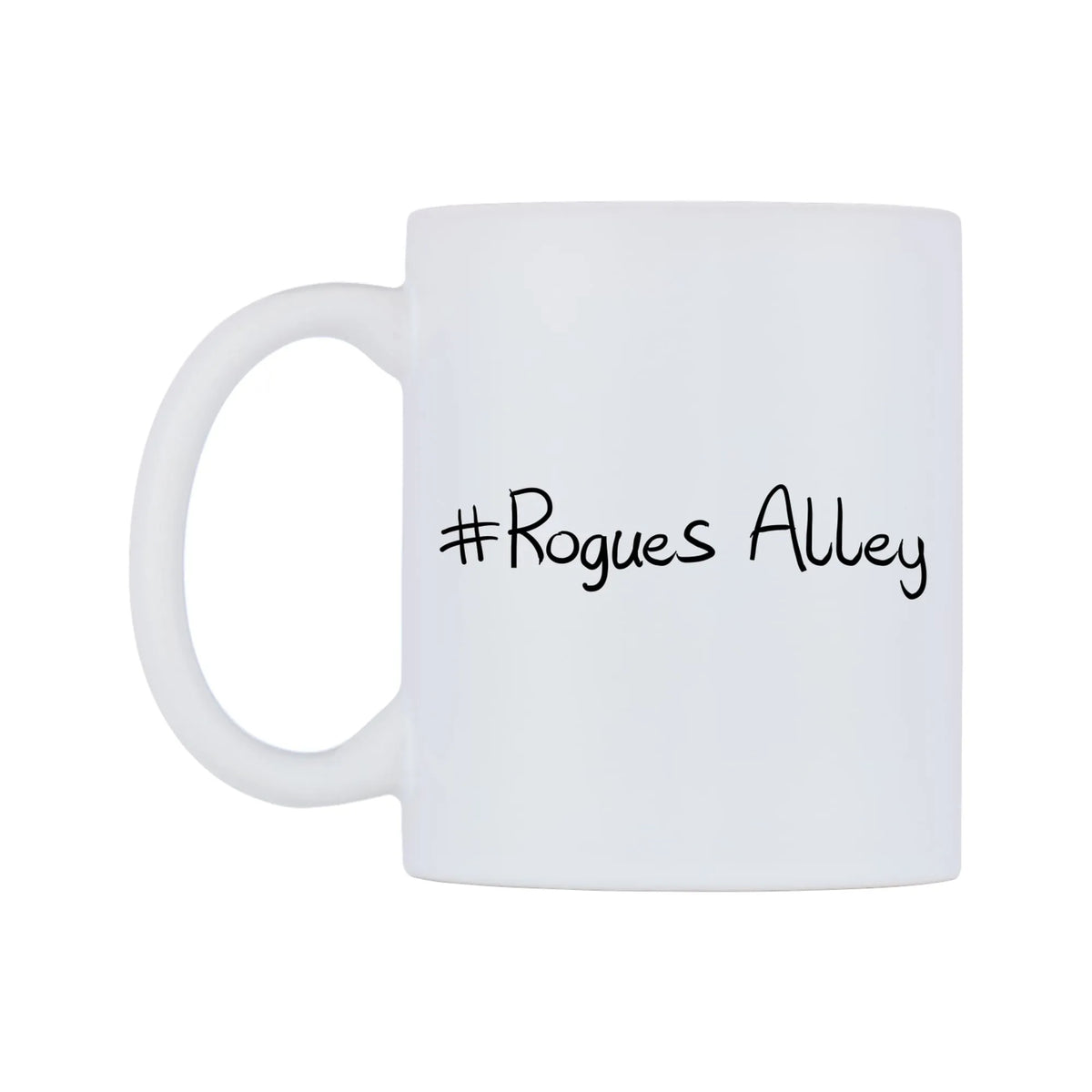 Rogues Alley Mug — mug, right side, on a white background