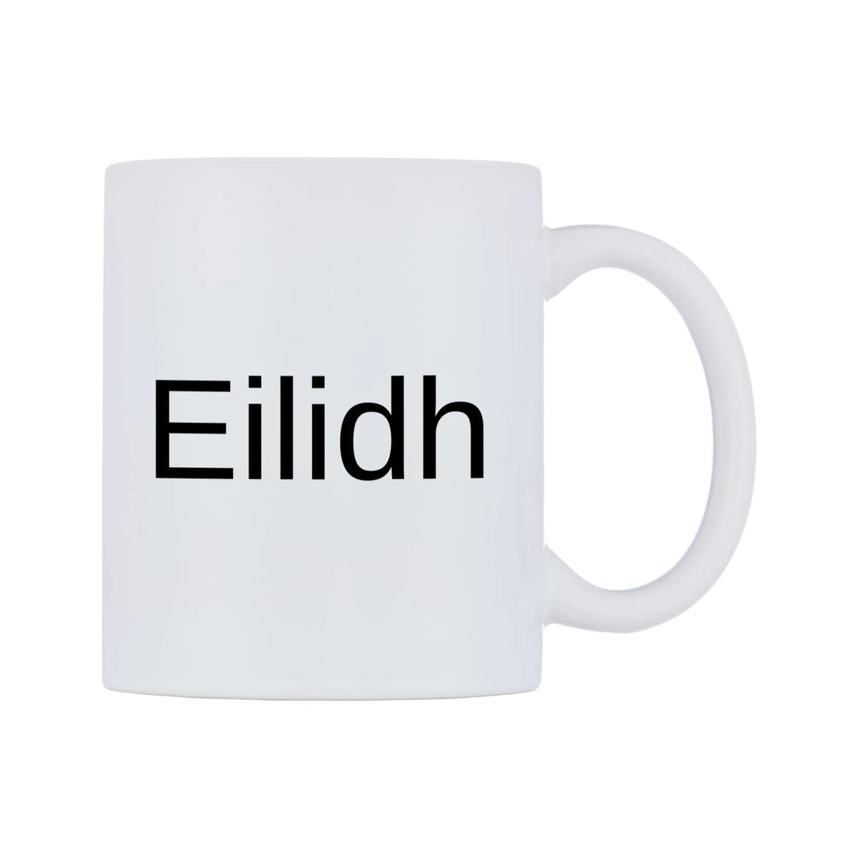 Eilidh Mug — mug, left side, on a white background