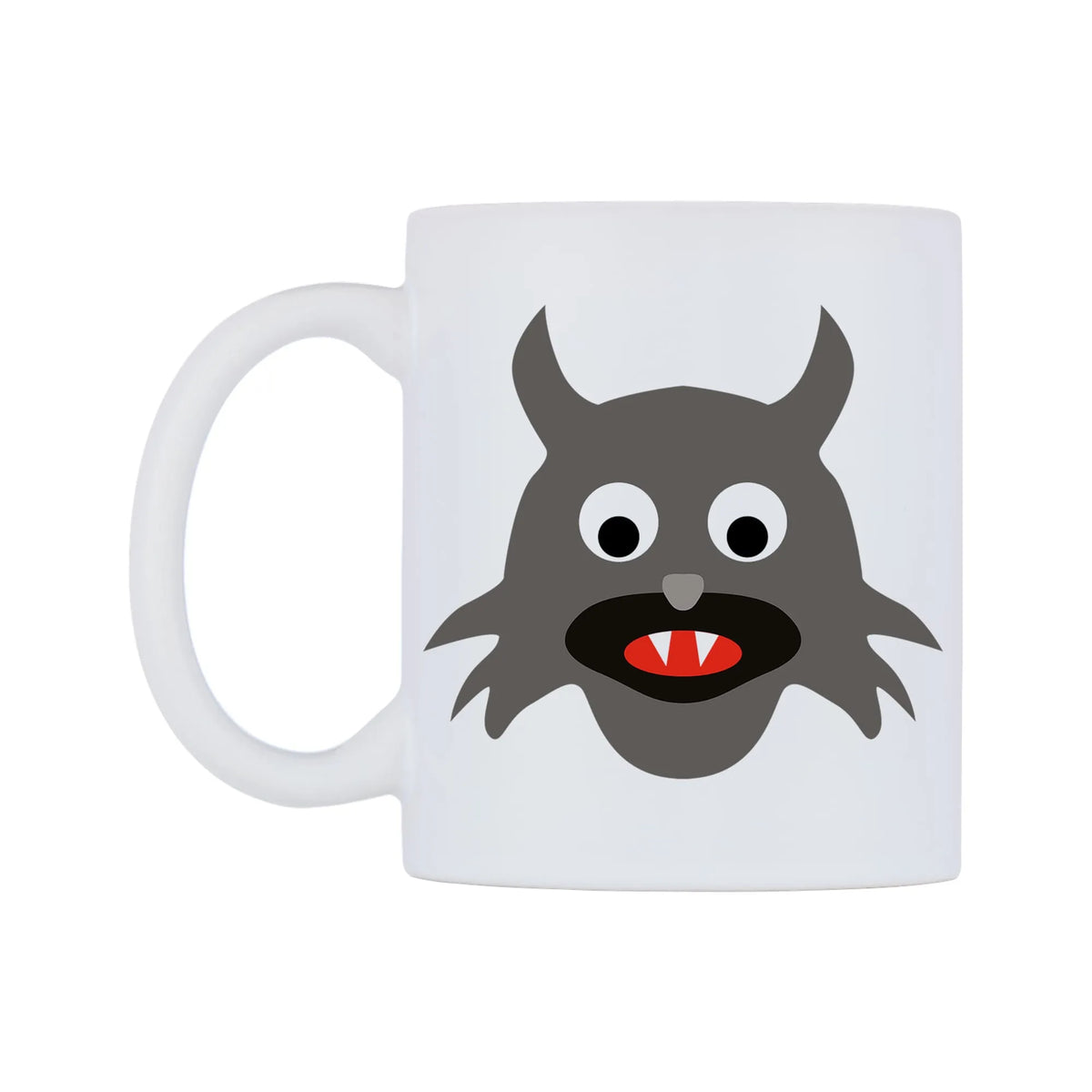 Vampire Cat Mug — mug, right side, on a white background