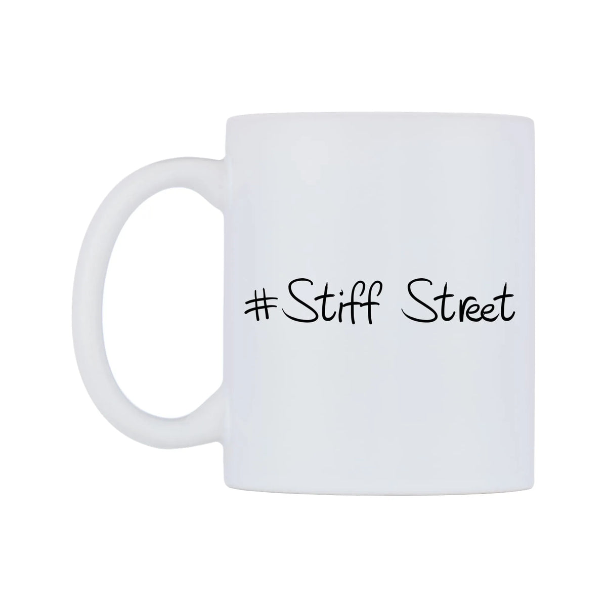 Stiff Street Mug — mug, right side, on a white background