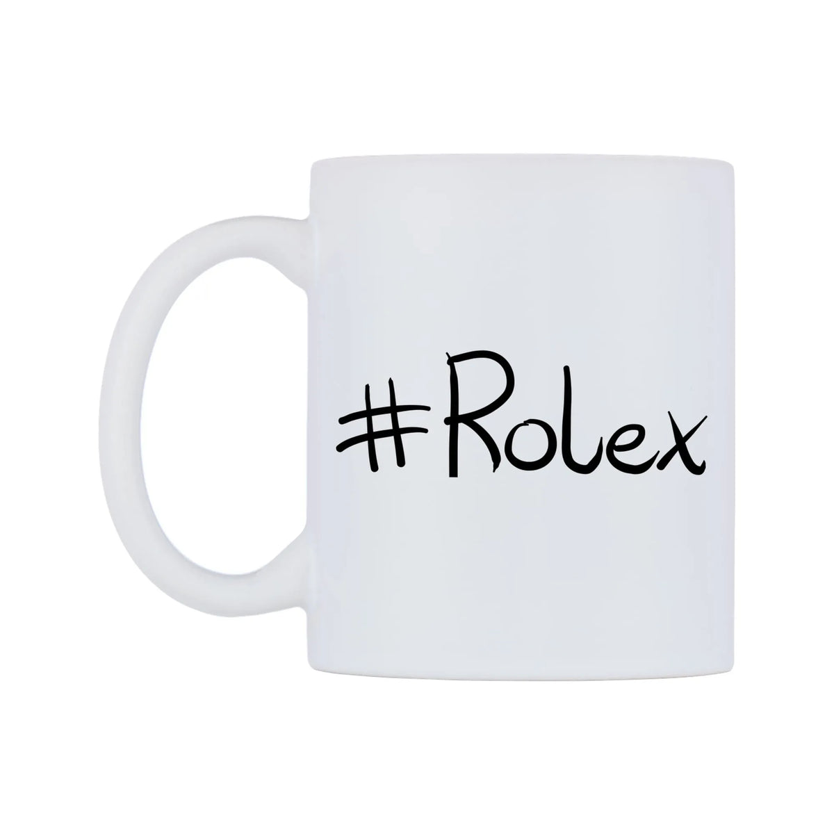 Rolex Mug — mug, right side, on a white background