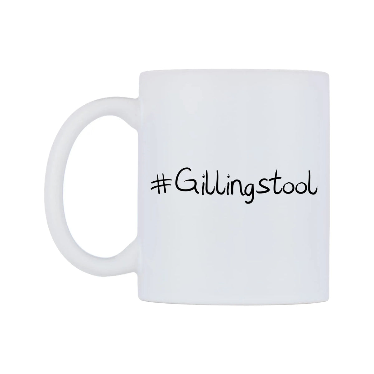 Gillingstool Mug — mug, right side, on a white background