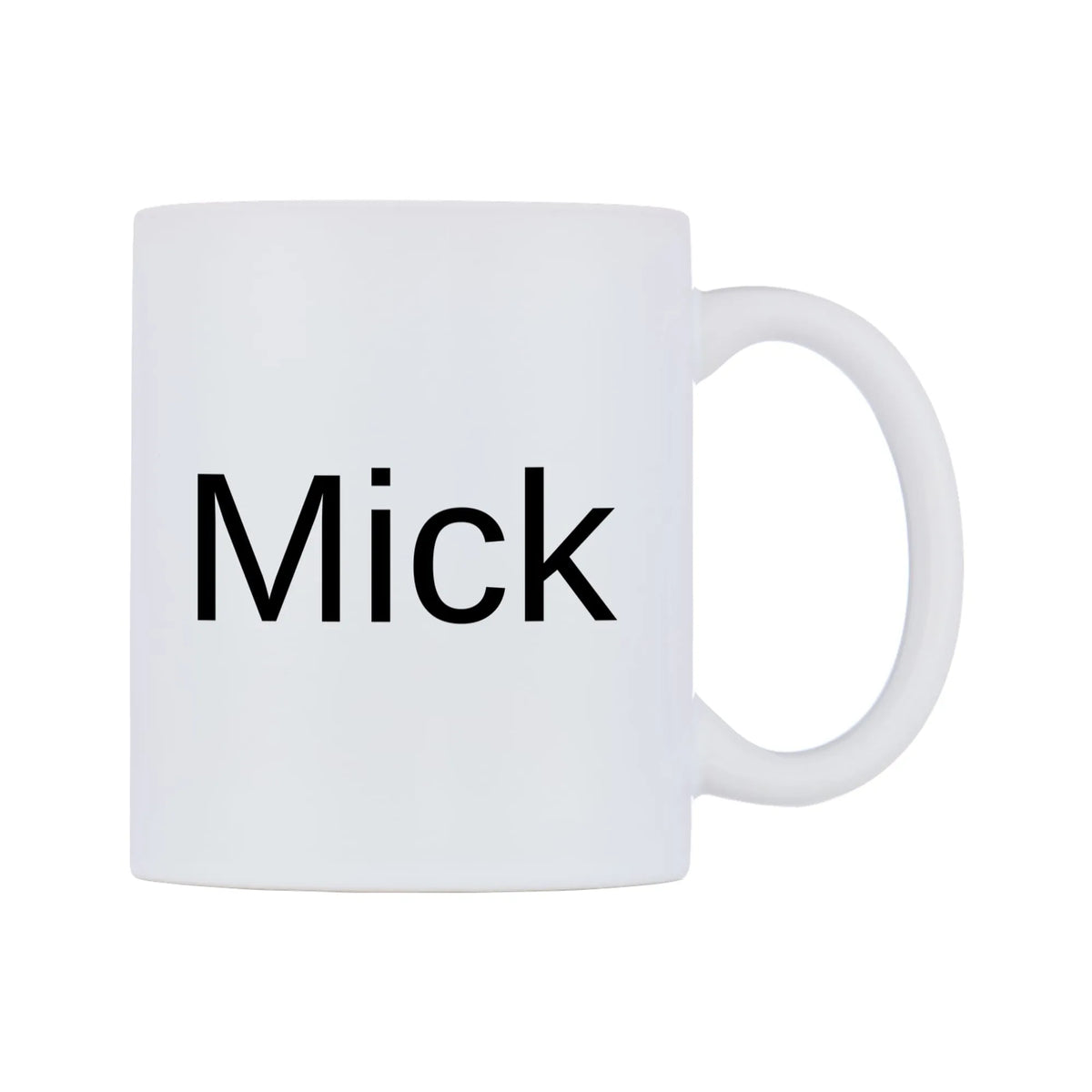 Mick Mug — mug, left side, on a white background