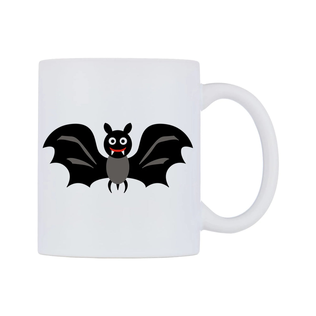 Vampire Friendly Bat Mug — mug, left side, on a white background