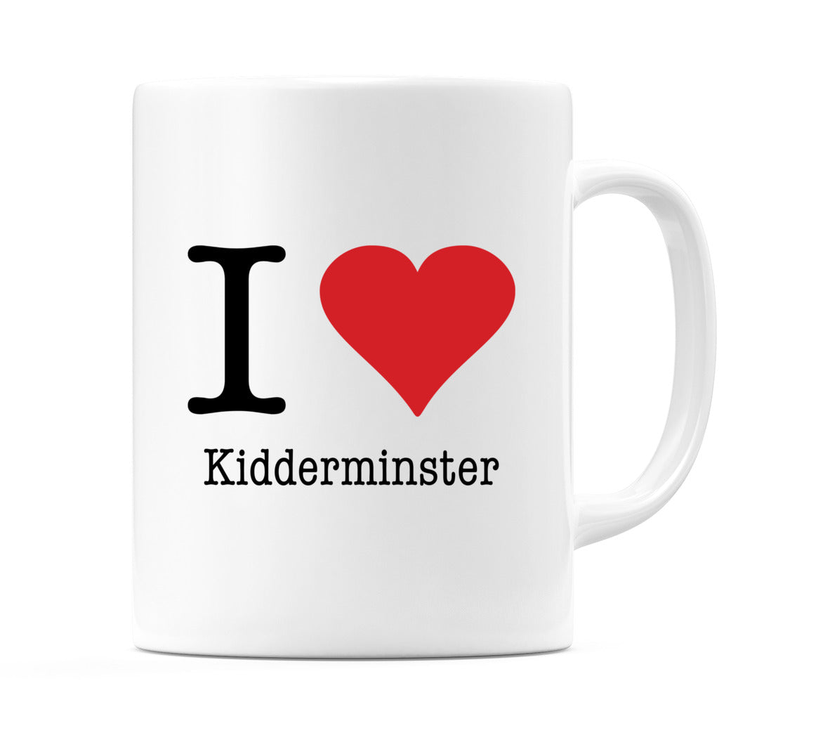 I Love Kidderminster Mug