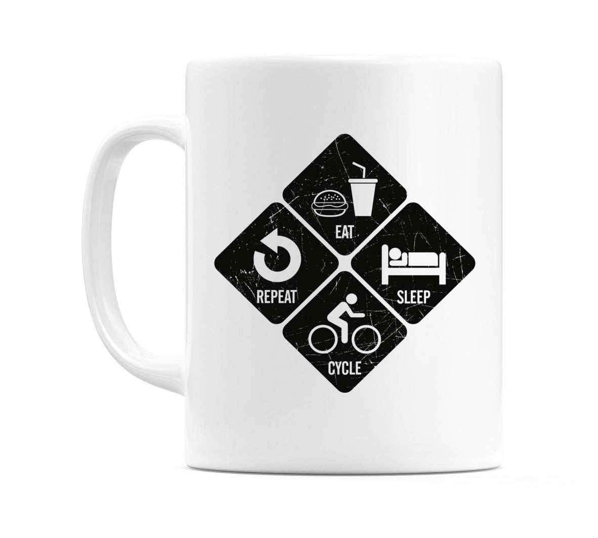 Eat Sleep Cycle Repeat Mug