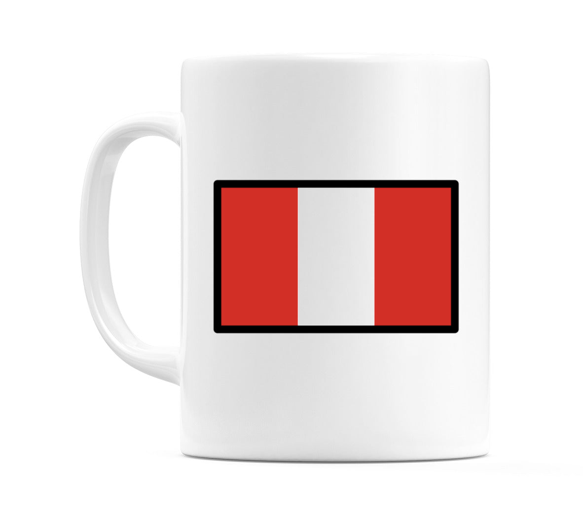 Peru Flag Emoji Mug