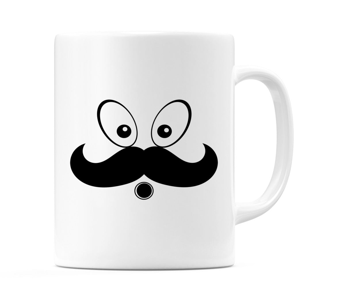 Eyes Mustache Face Mug