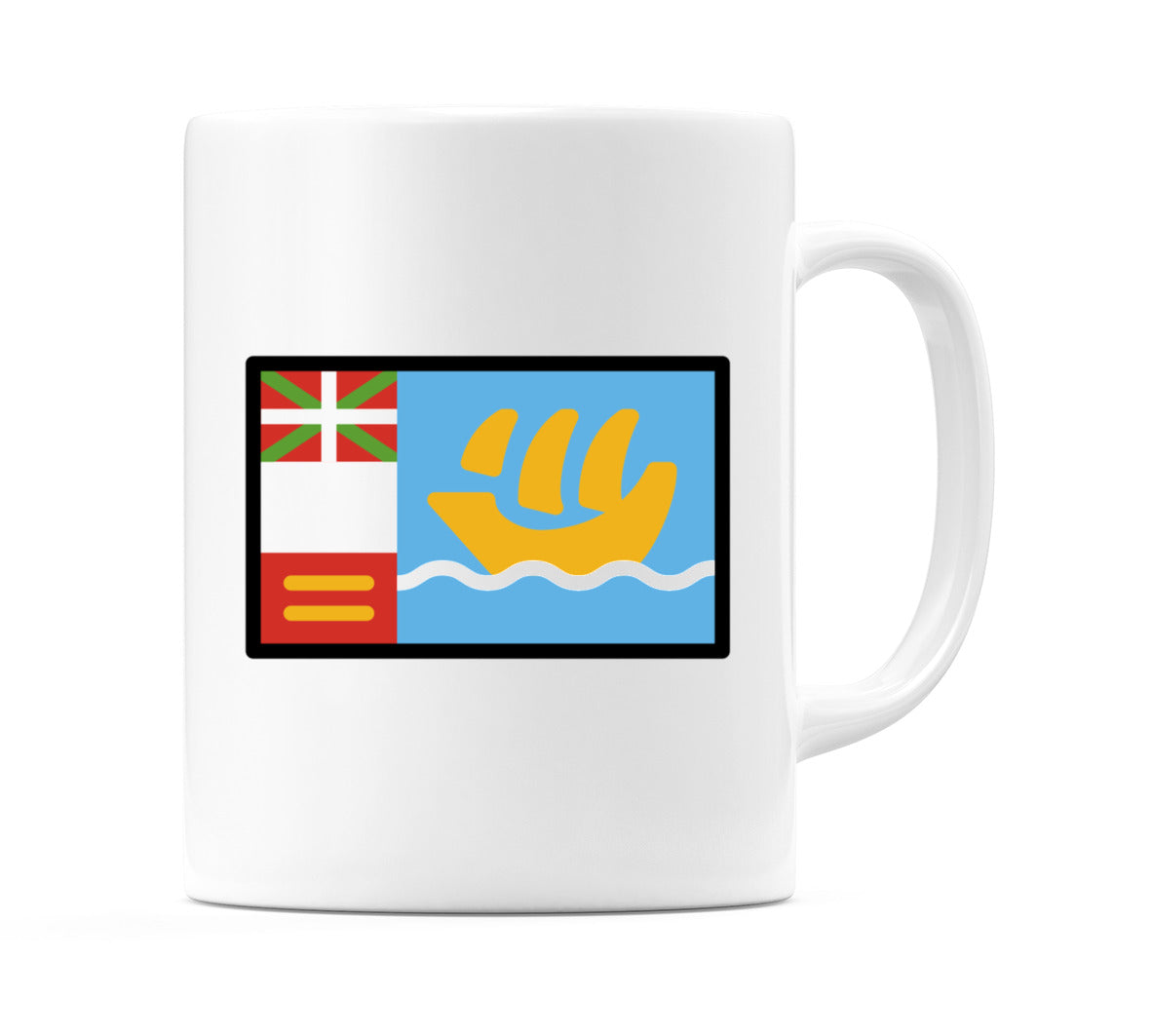 St. Pierre & Miquelon Flag Emoji Mug