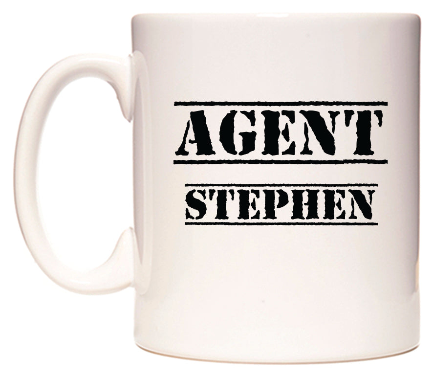 This mug features Agent Stephen