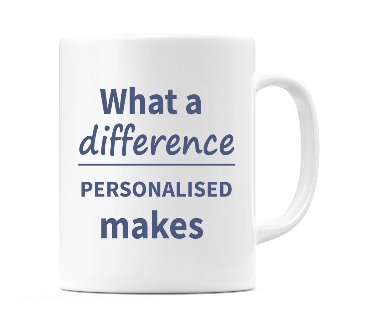 What a difference Personalised Mug