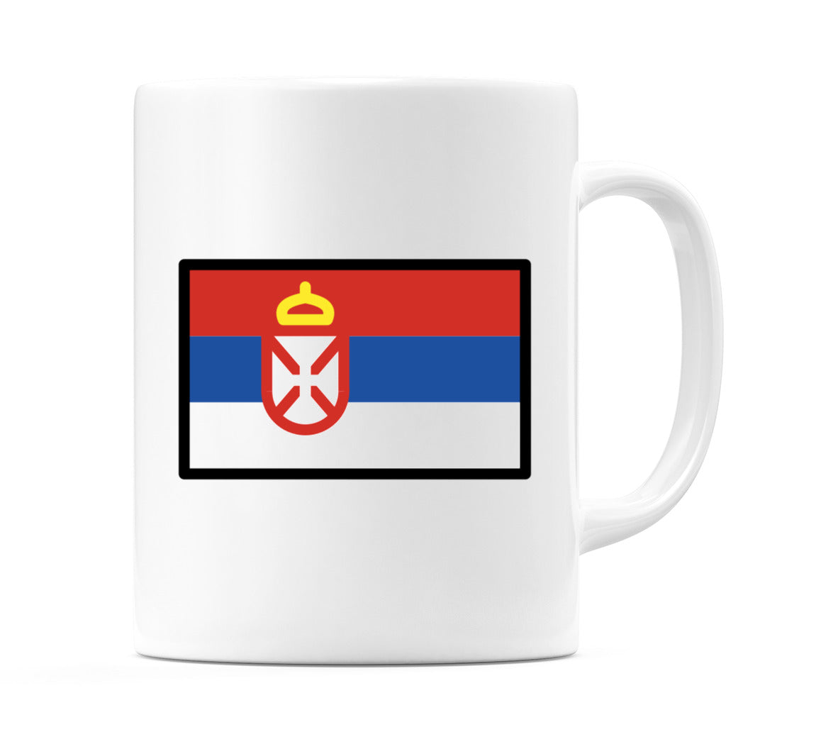 Serbia Flag Emoji Mug
