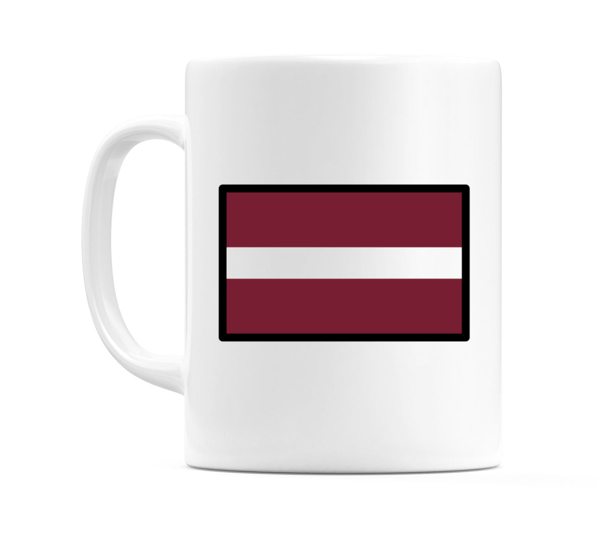 Latvia Flag Emoji Mug