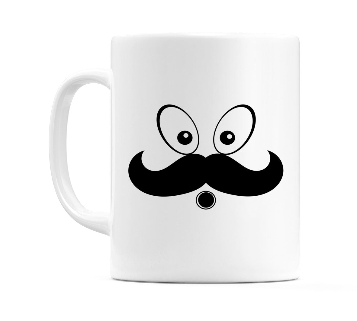 Eyes Mustache Face Mug