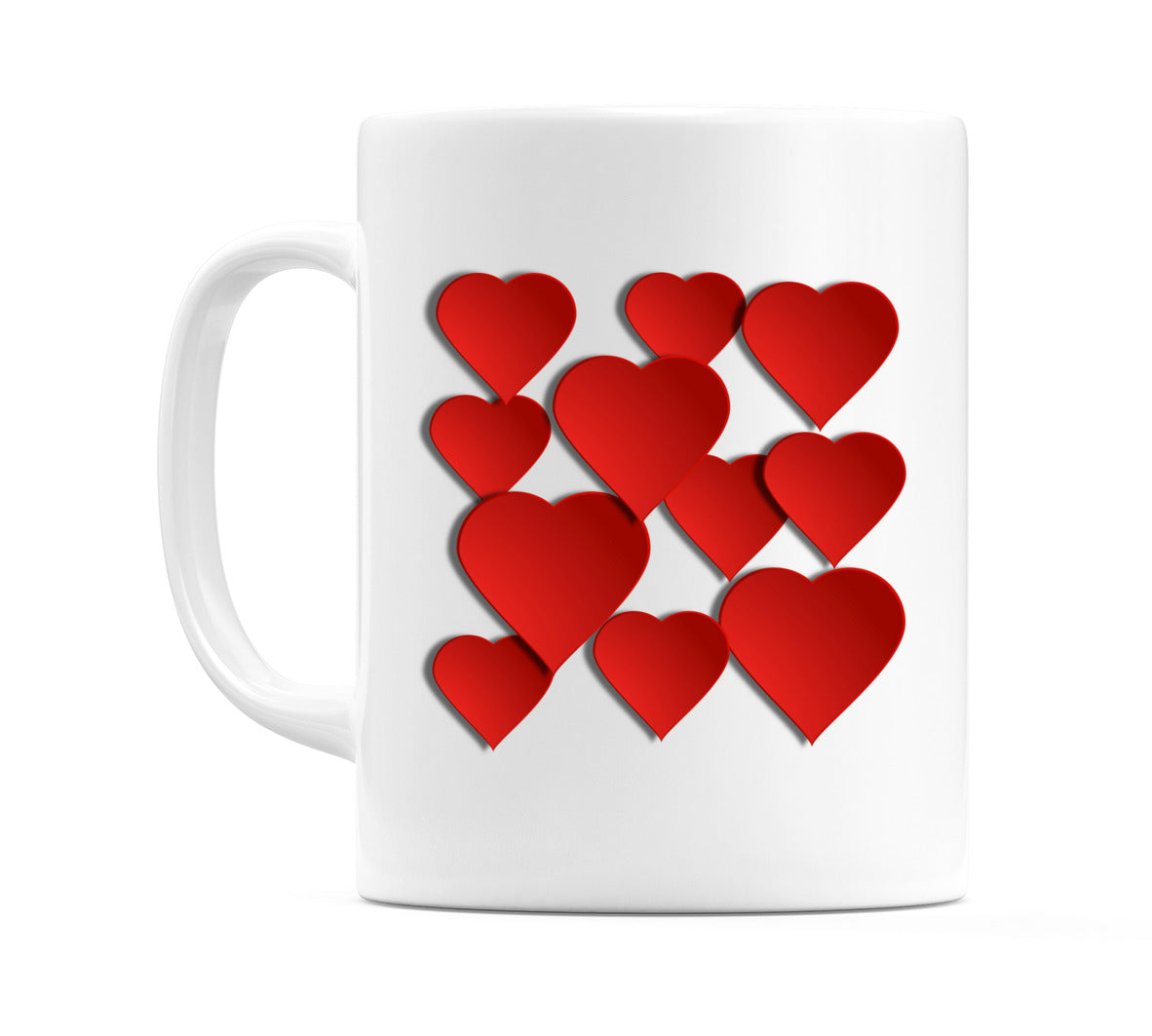 Fluttering Hearts Mug