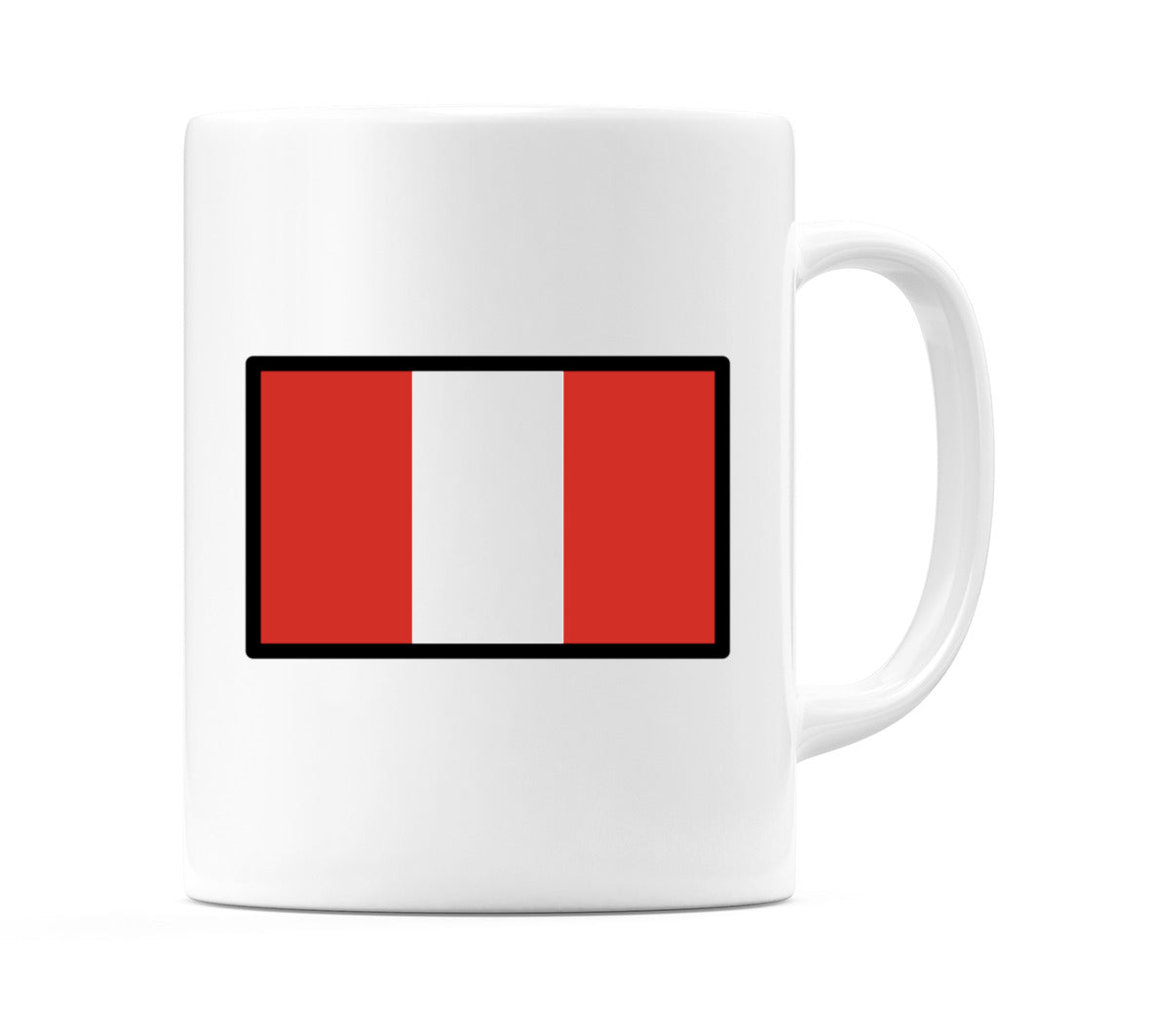 Peru Flag Emoji Mug