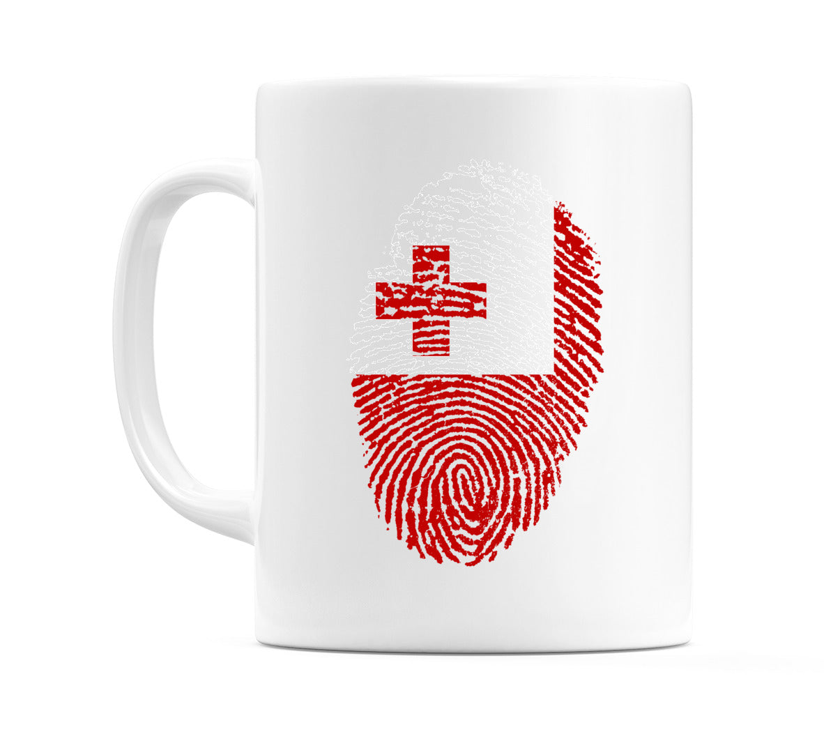 Tonga Finger Print Flag Mug
