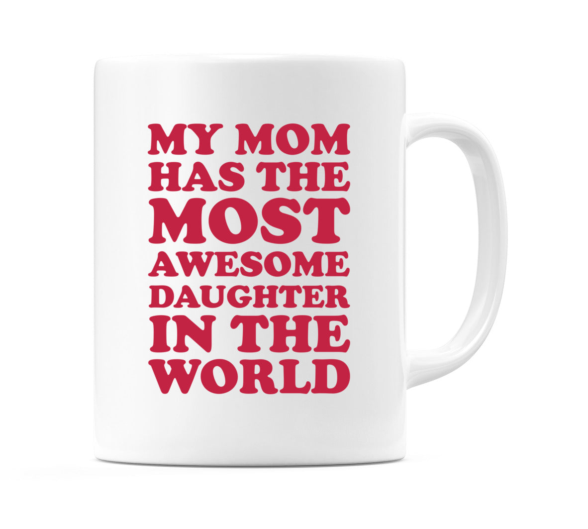 My Mom Has The Most Awesome Daughter In The World Mug