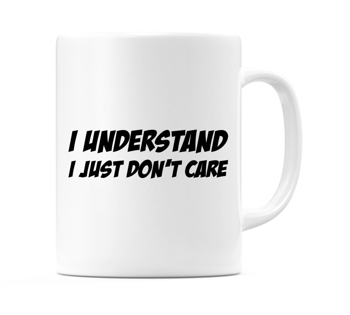 I Understand I Just Don't Care Mug