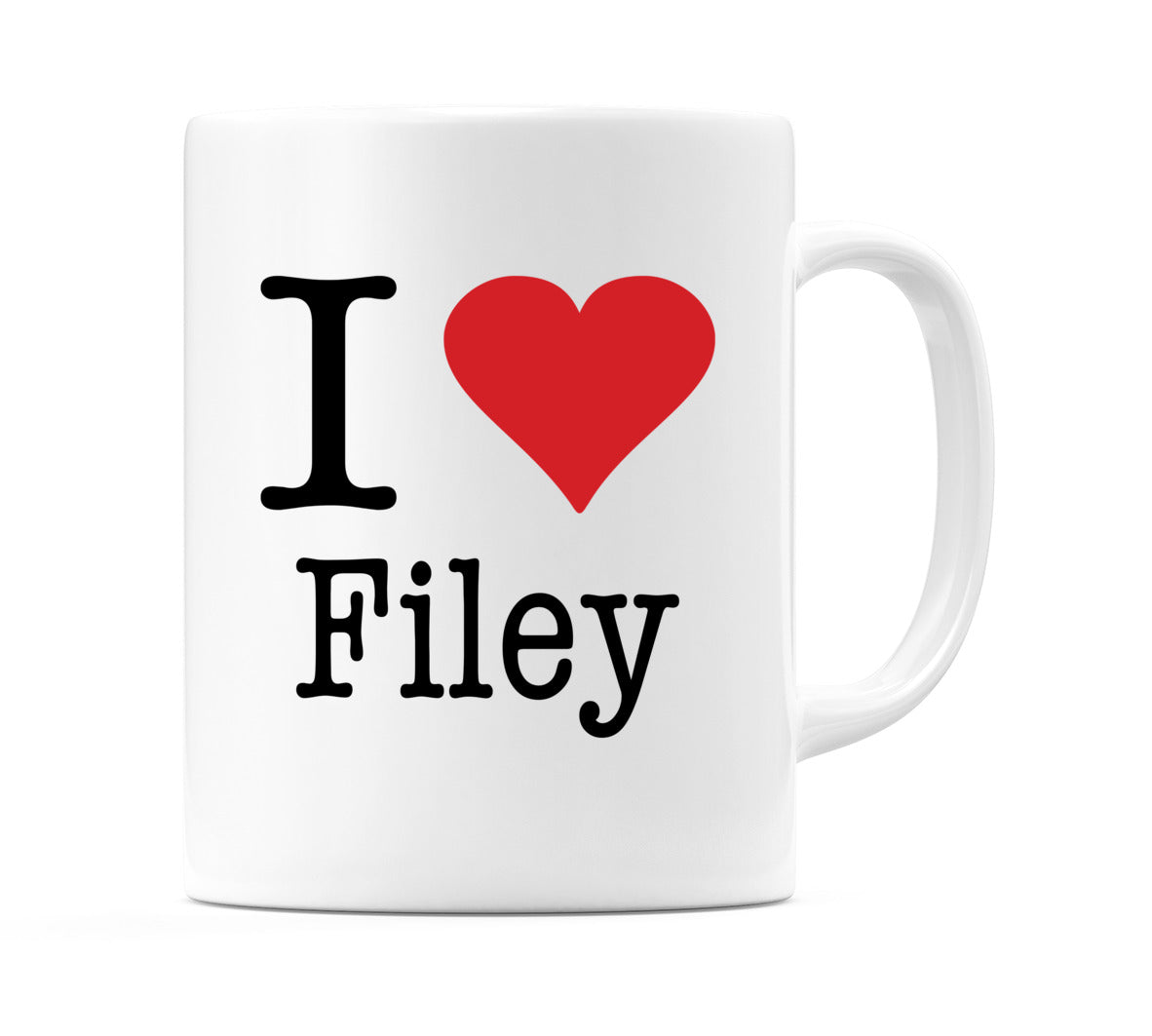 I Love Filey Mug