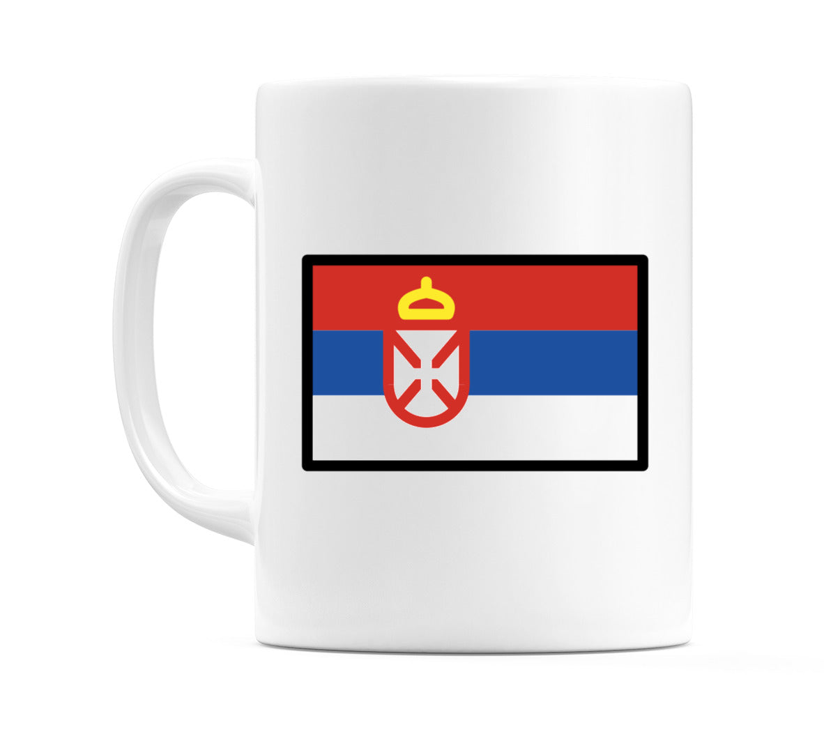 Serbia Flag Emoji Mug