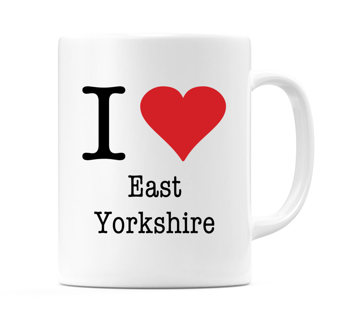 I Love East Yorkshire Mug