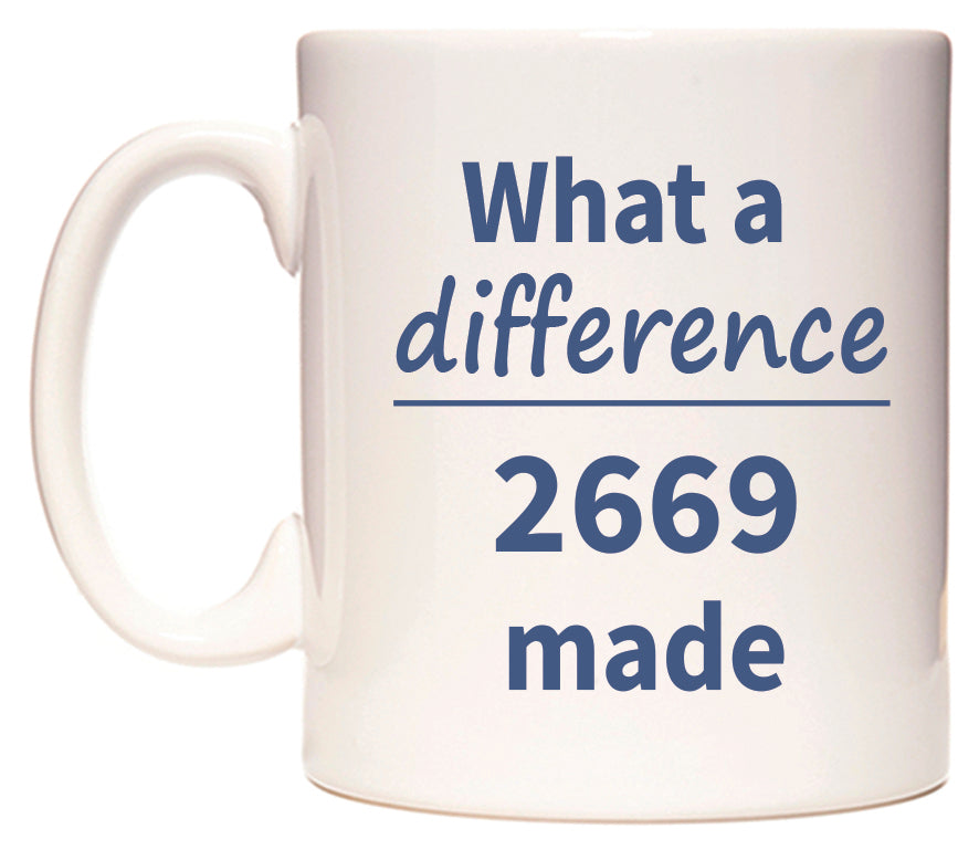 What a difference 2669 made Mug