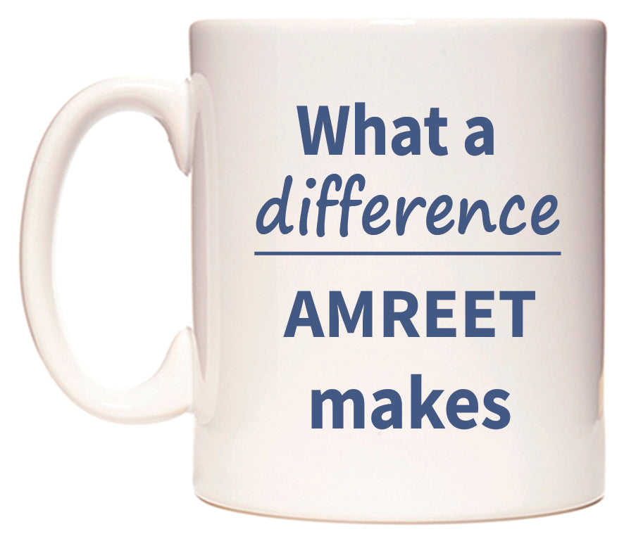 What a difference AMREET makes Mug