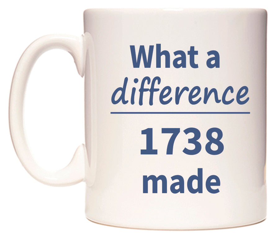 What a difference 1738 made Mug