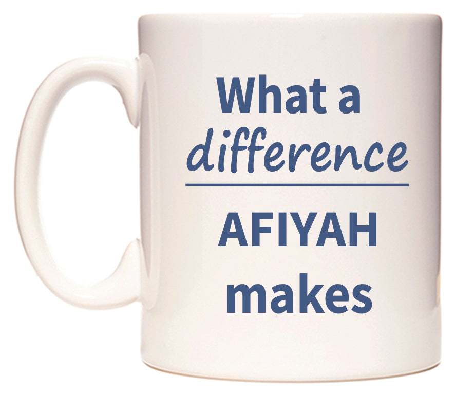 What a difference AFIYAH makes Mug