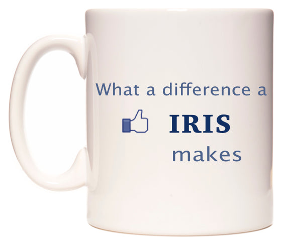 What A Difference A Iris Makes Mug