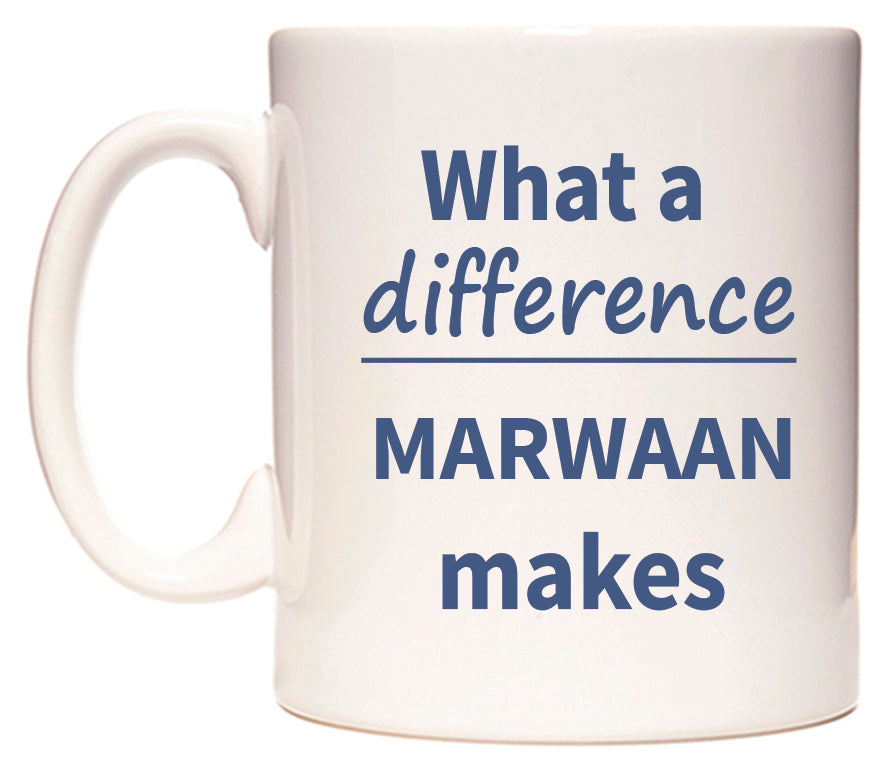 What a difference MARWAAN makes Mug