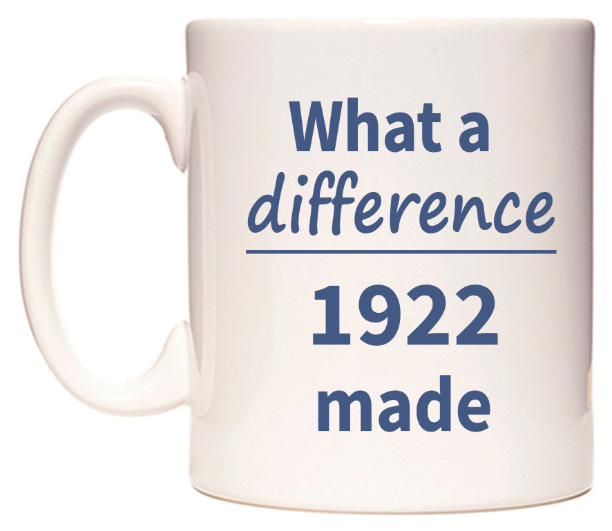 What a difference 1922 made Mug