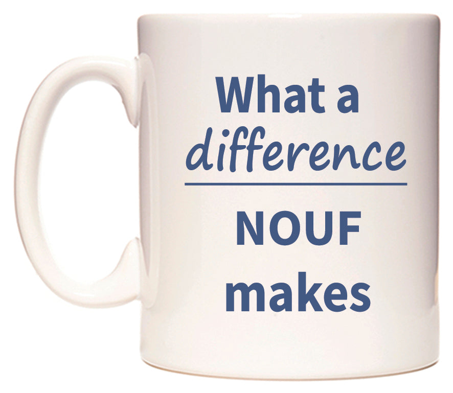 What a difference NOUF makes Mug