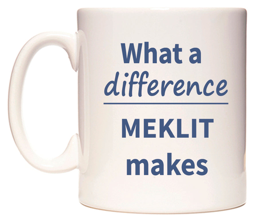 What a difference MEKLIT makes Mug