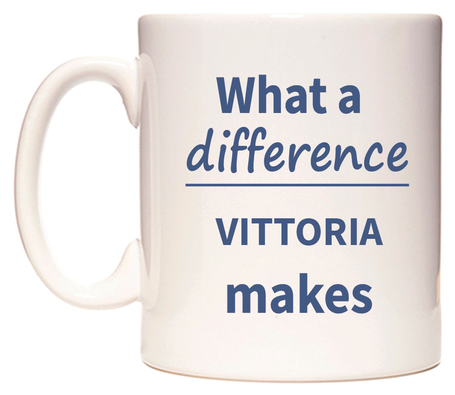 What a difference VITTORIA makes Mug