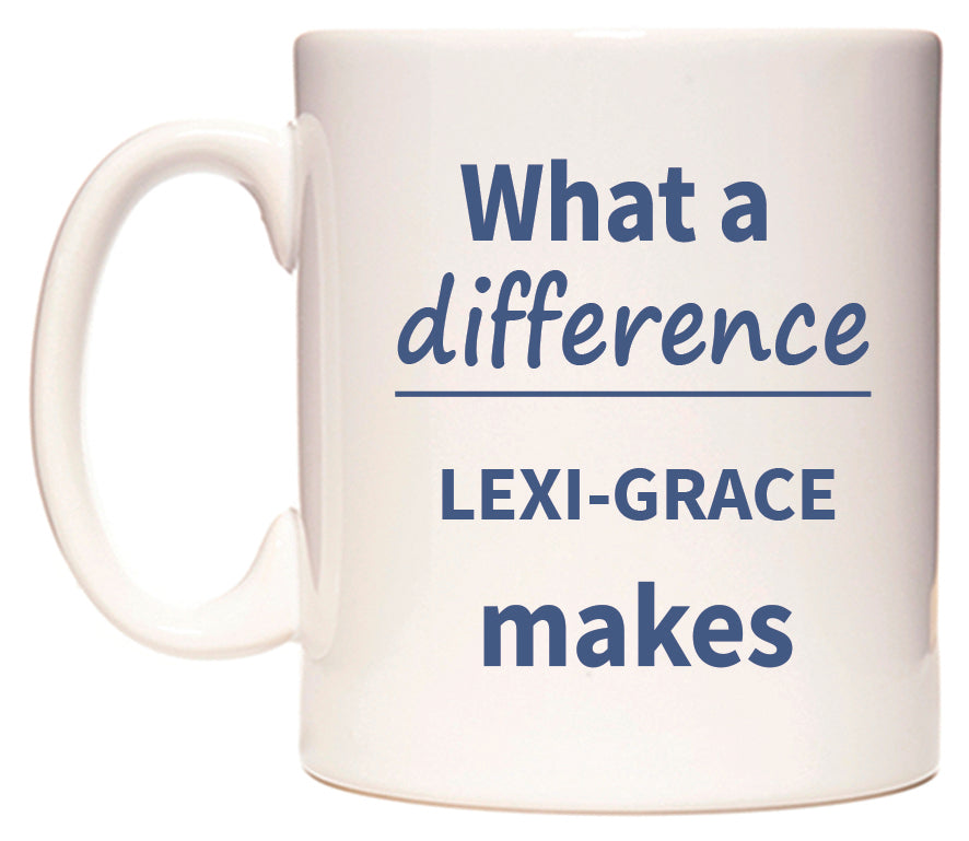 What a difference LEXI-GRACE makes Mug