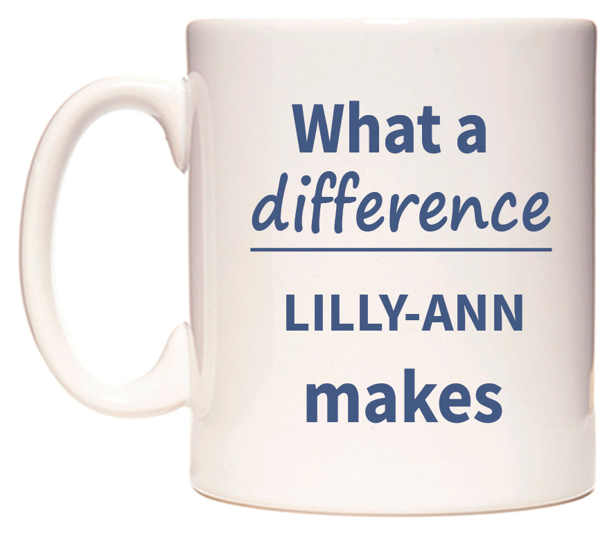 What a difference LILLY-ANN makes Mug